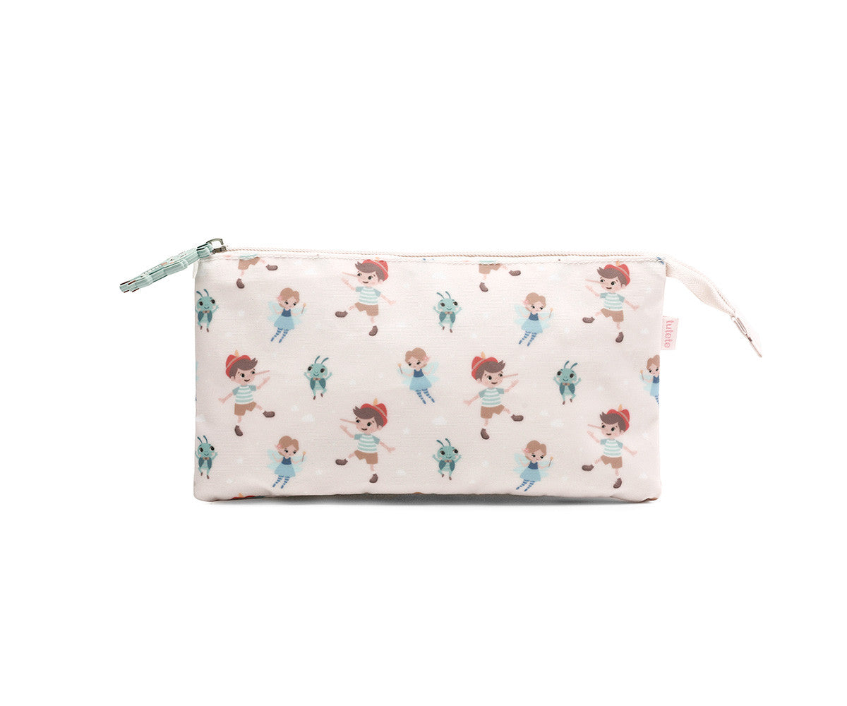 The Wooden Boy 3-Compartment Pencil Case | Tutete
