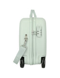 Mickey Mountains - ABS hard-shell suitcase, 4 wheels (2 spinner), mint, 50 cm