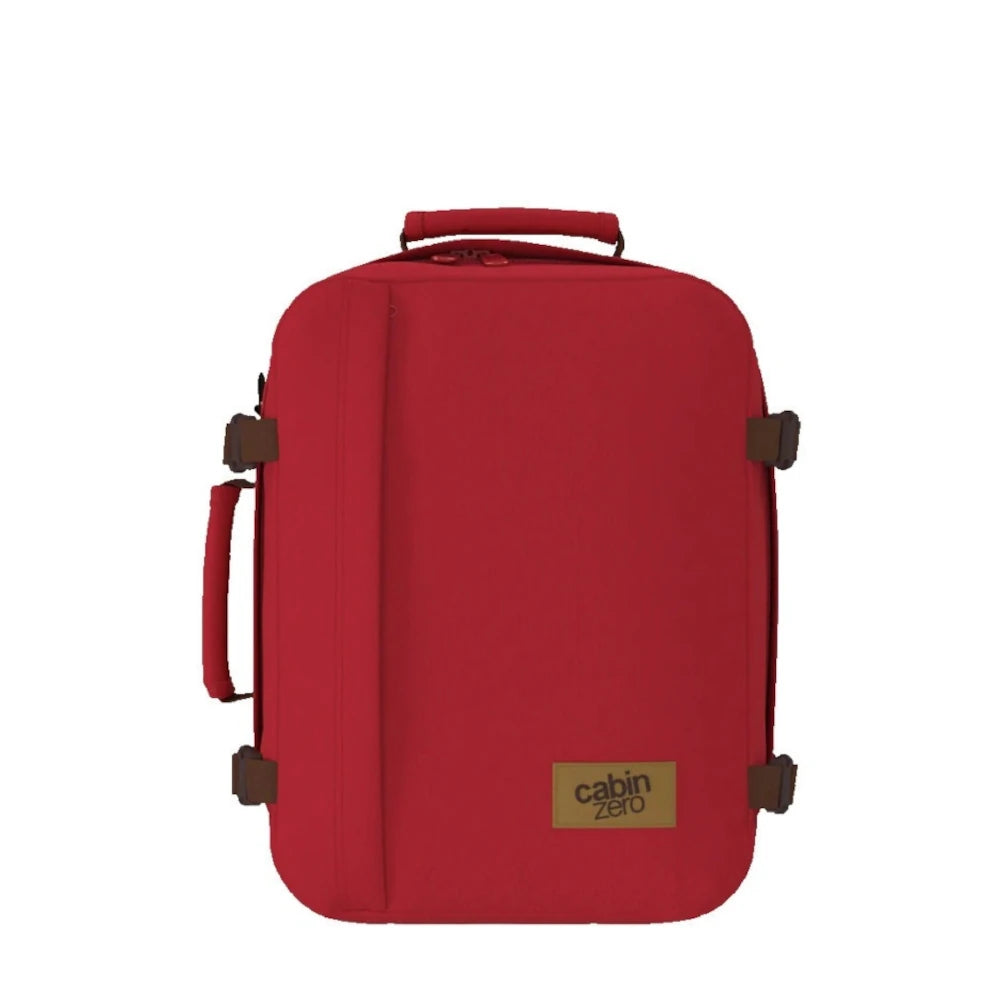 Mochila-Classic-28L-front-london-red-Cabin-Zero-vermelho