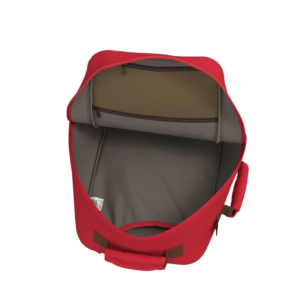 Mochila-Classic-28L-interior-london-red-Cabin-Zero-vermelho