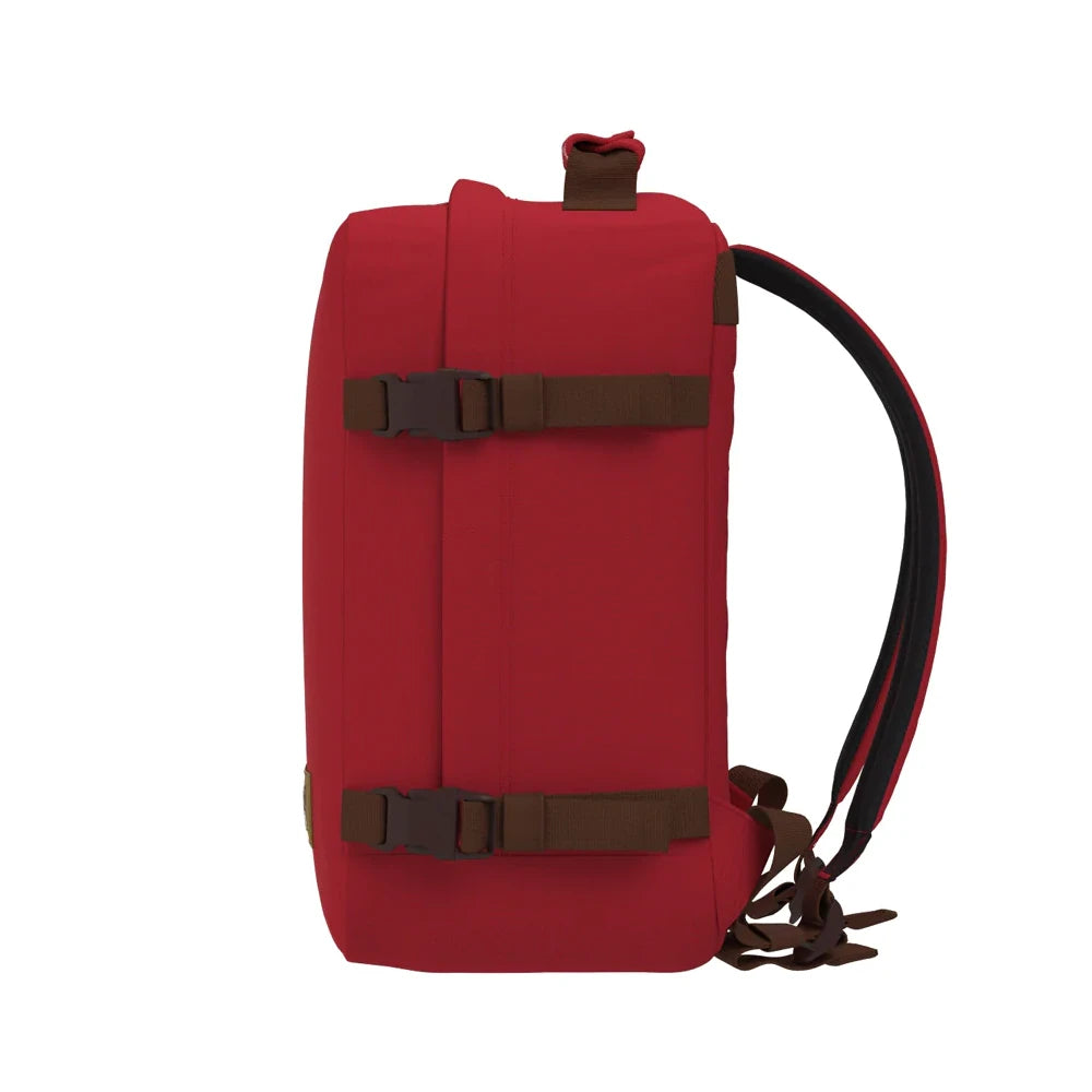 Mochila-Classic-28L-lado-direito-london-red-Cabin-Zero-vermelho