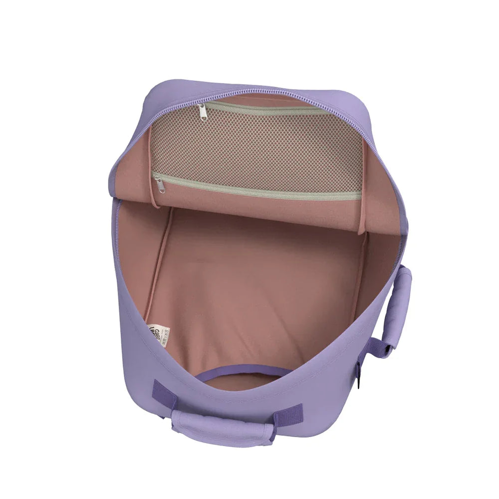 Mochila-Classic-44L-interior-smokey-violet-Cabin-Zero-lavanda
