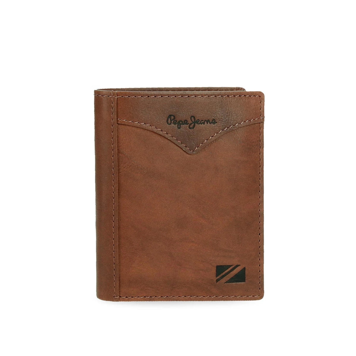 Pepe-Jeans-wallet-leather-Jacket-front-71211-camel