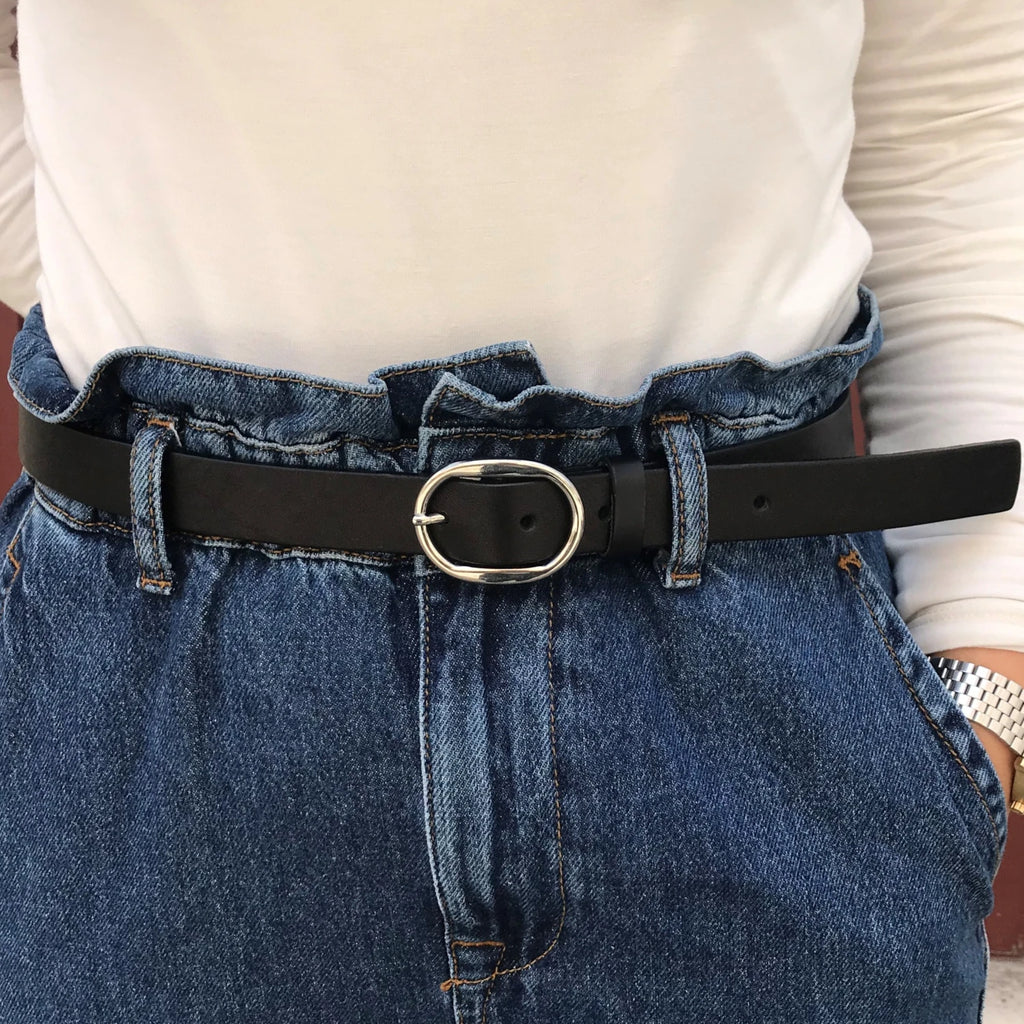 Slim leather belt - Carpel