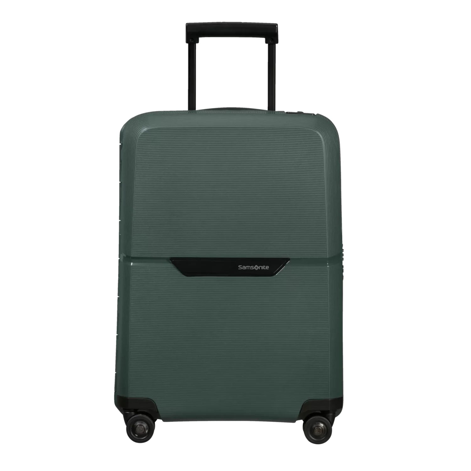 cabin-trolley-55x40x20-hard-side-magnum-eco-forest-green-front