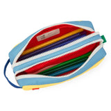 Hello Hossy Pencil Case Mini Sky Pop Double Compartment | Emerald Green