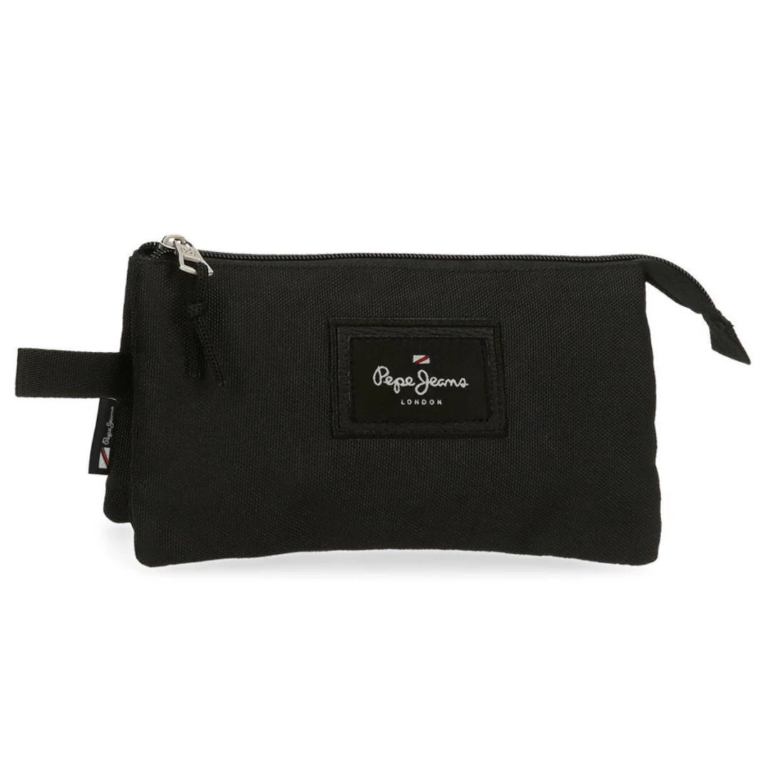 estojo-escolar-3-compartimentos-aris-evergreen-pepe-jeans-6334321-preto-frente