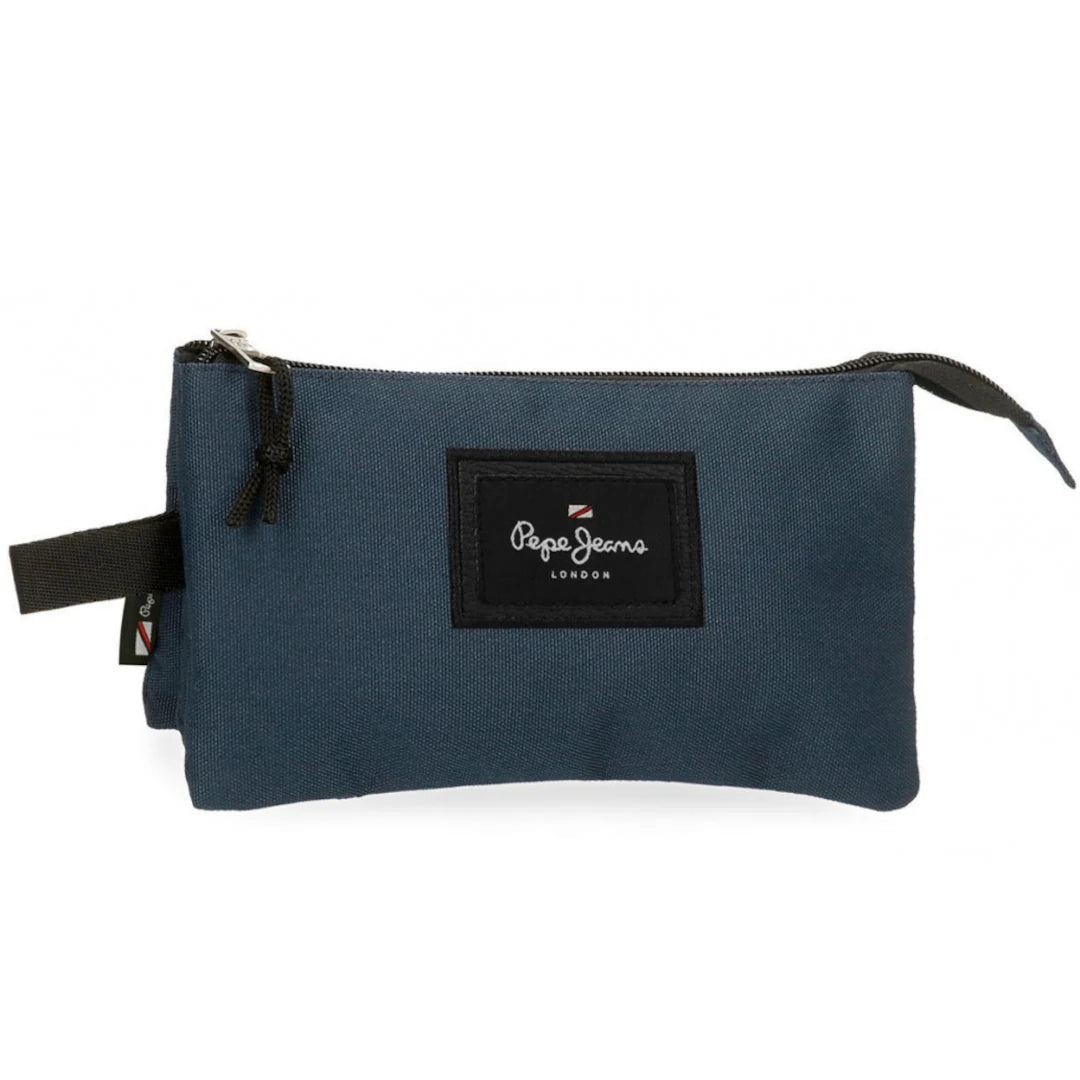 estojo-escolar-3-compartimentos-aris-evergreen-pepe-jeans-6334326-navy-frente