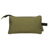 School Pencil Case 3 Compartments Aris Evergreen| Pepe Jeans | Kaki Green