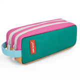 Hello Hossy Pencil Case Mini Ali Double Compartment | Emerald Green