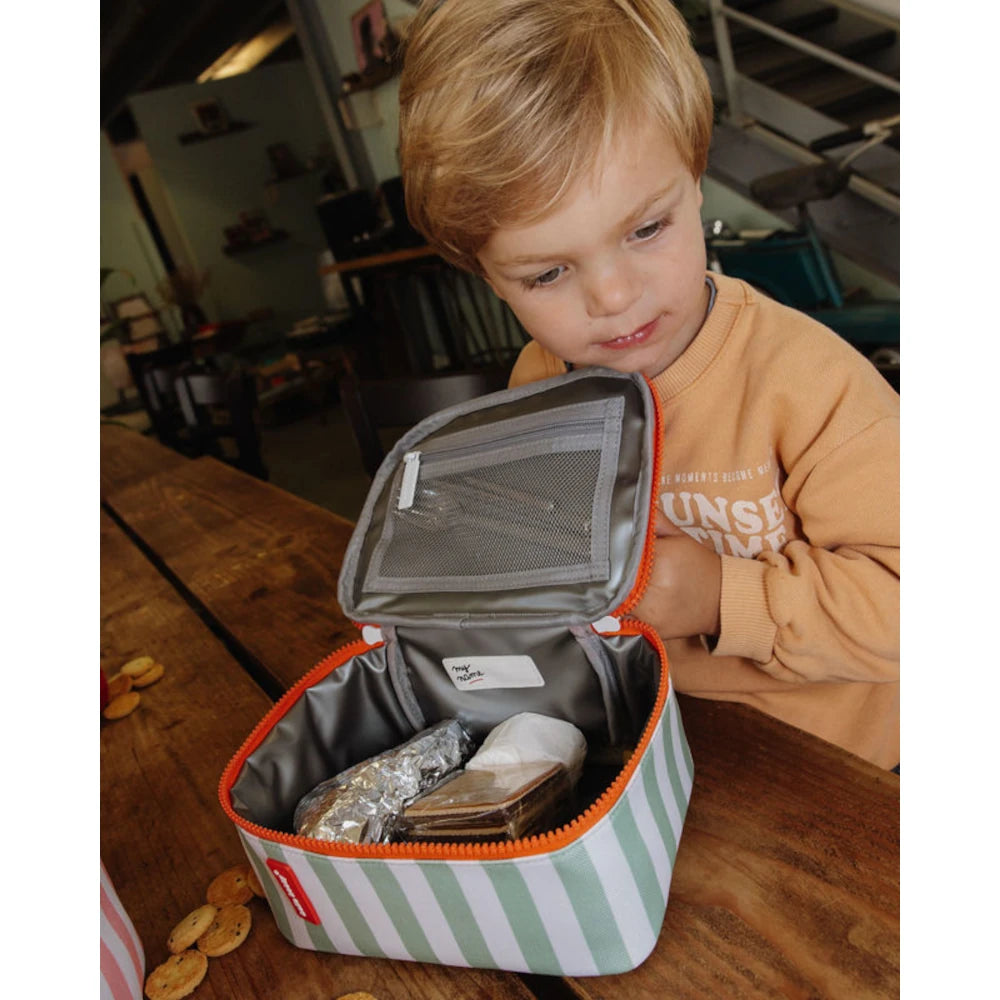 Green Stripes Thermal Lunch Box – Hello Hossy
