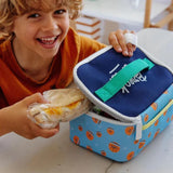 Lancheira Térmica Infantil Grande Baseball Crew | Hello Hossy | Azul Bébé
