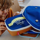 Lancheira Térmica Infantil Pequena Mini Blue Canyon | Hello Hossy | Azul Cobalto