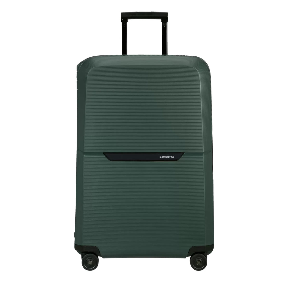 large-trolley-suitcase-75cm-hard-side-magnum-eco-forest-green-front