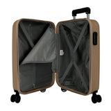 Mala de Cabine 55cm Rigida Flex | Roll Road | Champanhe