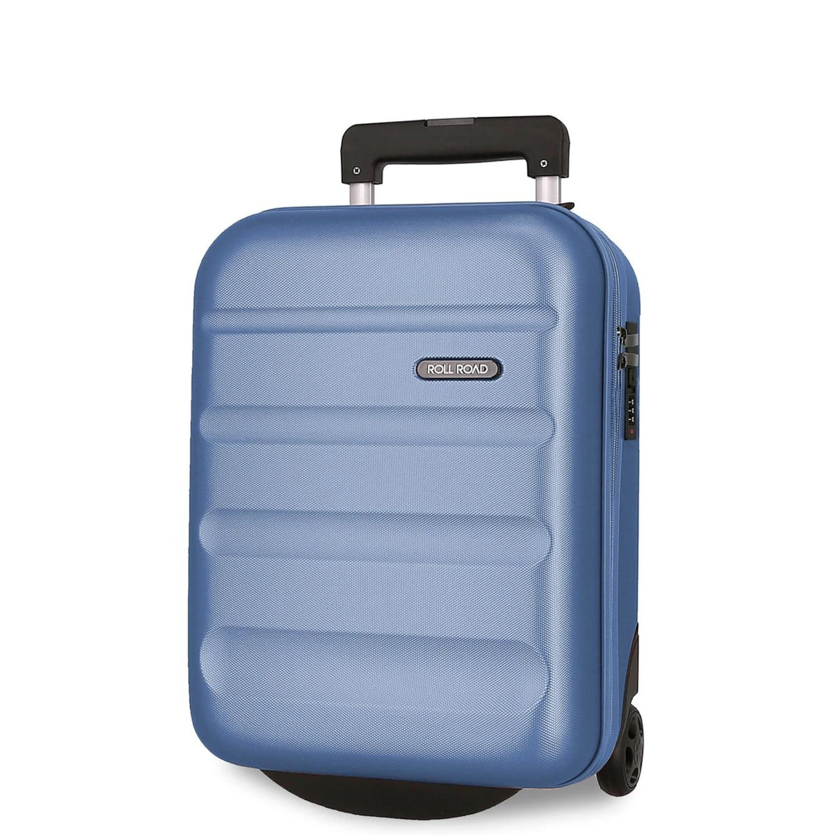 trolley de viagem underseat 45 x 36 x 20cm em azul denim