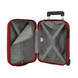 Mala de Cabine 45cm Rígida 2 Rodas Flex | Roll Road | Bordô