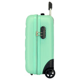 Mala de Cabine 45cm Rígida 2 Rodas Flex | Roll Road | Verde Menta