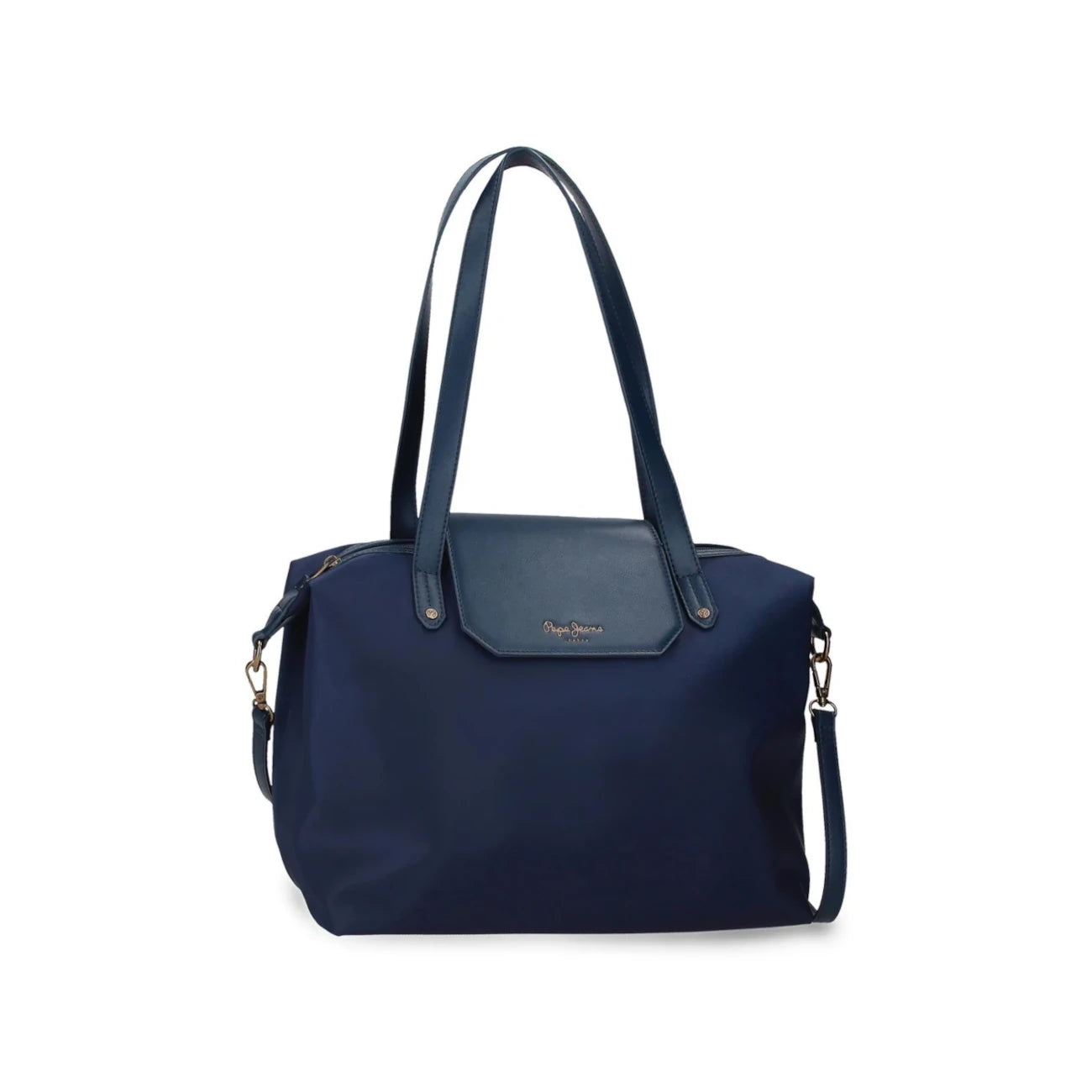 Mala Tote Pepe Jeans Leire Azul Marinho  Tamanho Médio