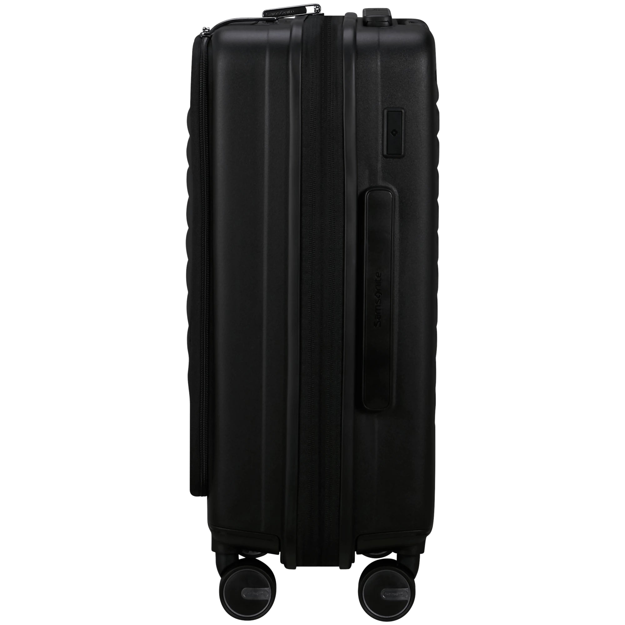 mala-trolley-cabine-55cm-restackd-easyaccess-samsonite-preto-lateral