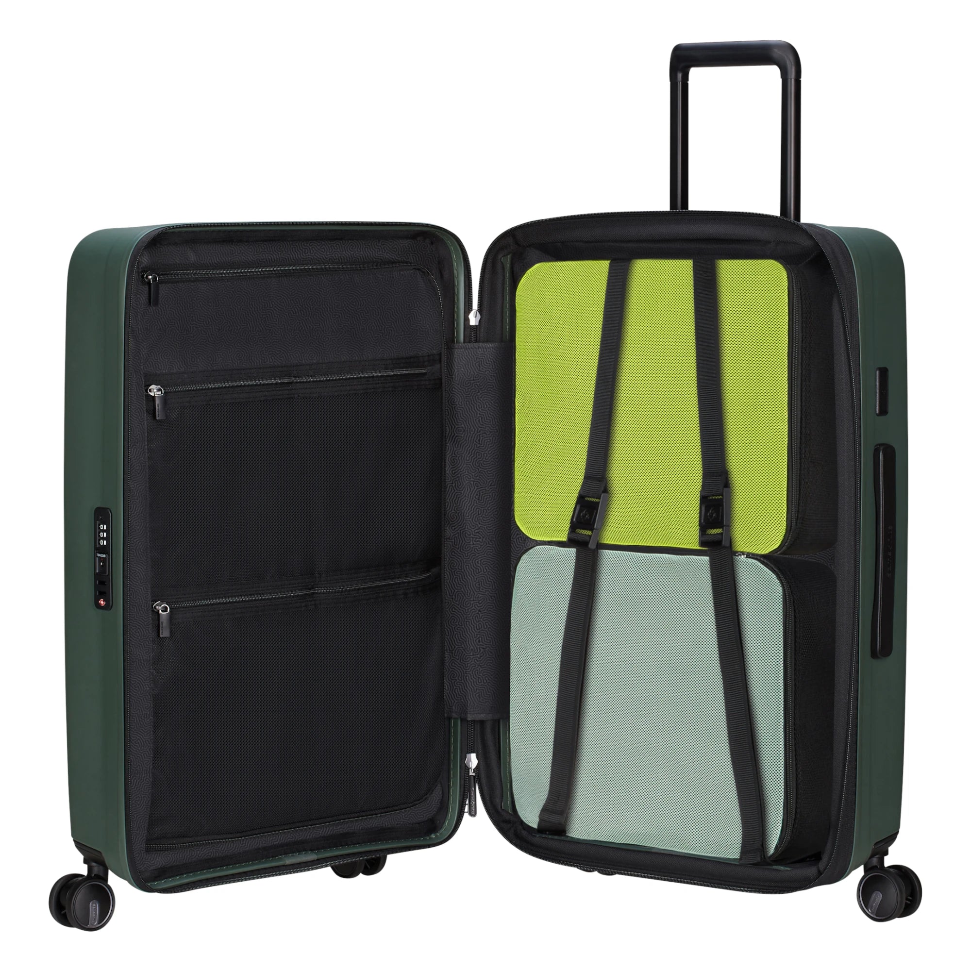 mala-trolley-cabine-68cm-restackd-samsonite-kaki-interior