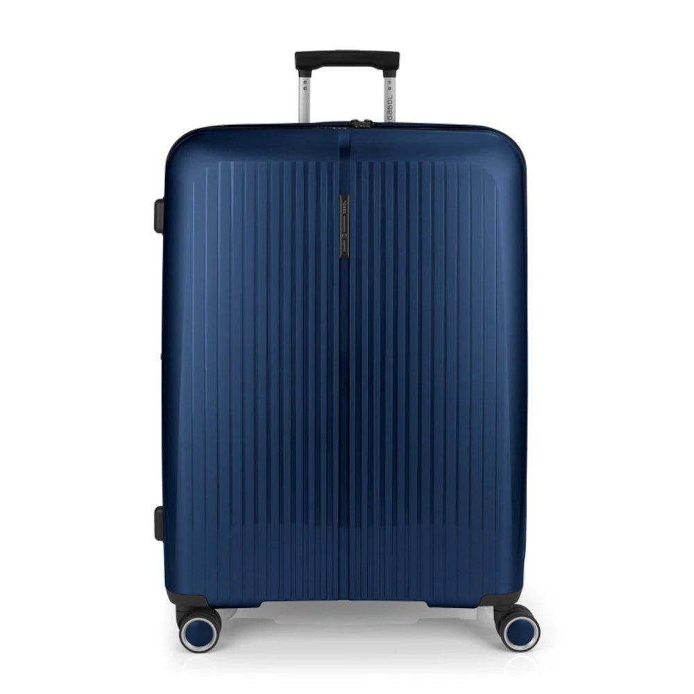 Mala Grande 75cm Expansível 4 Rodas Brooklyn Em Azul Marinho Da Gabol 