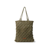 Large Crochet Shoulder Bag Metal Sonora | Biba | Bronze