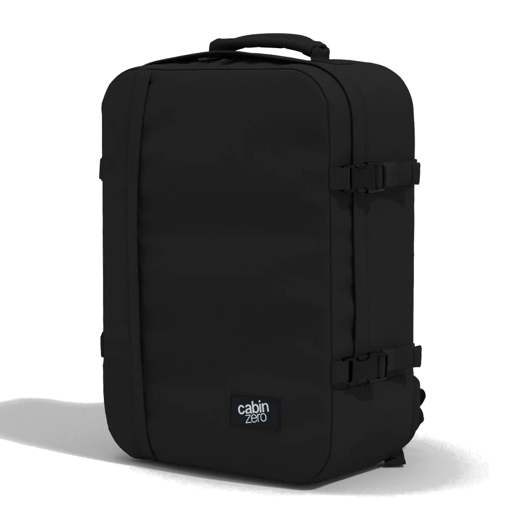 mochila-classic-44L-absolute-black-CabinZero-lado-preto