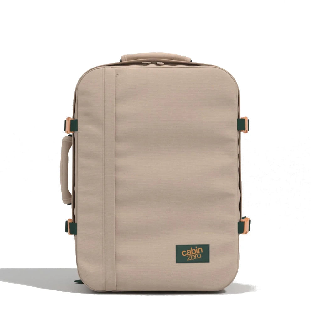 mochila-classic-44L-cebu-sands-CabinZero-frente-bege