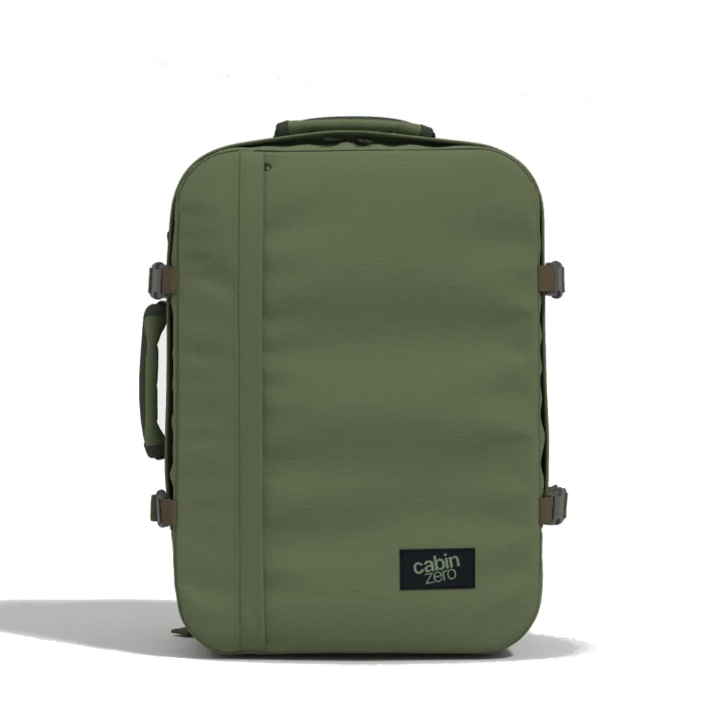 mochila-classic-44L-georgian-kaki-CabinZero-frente-verde-oliva