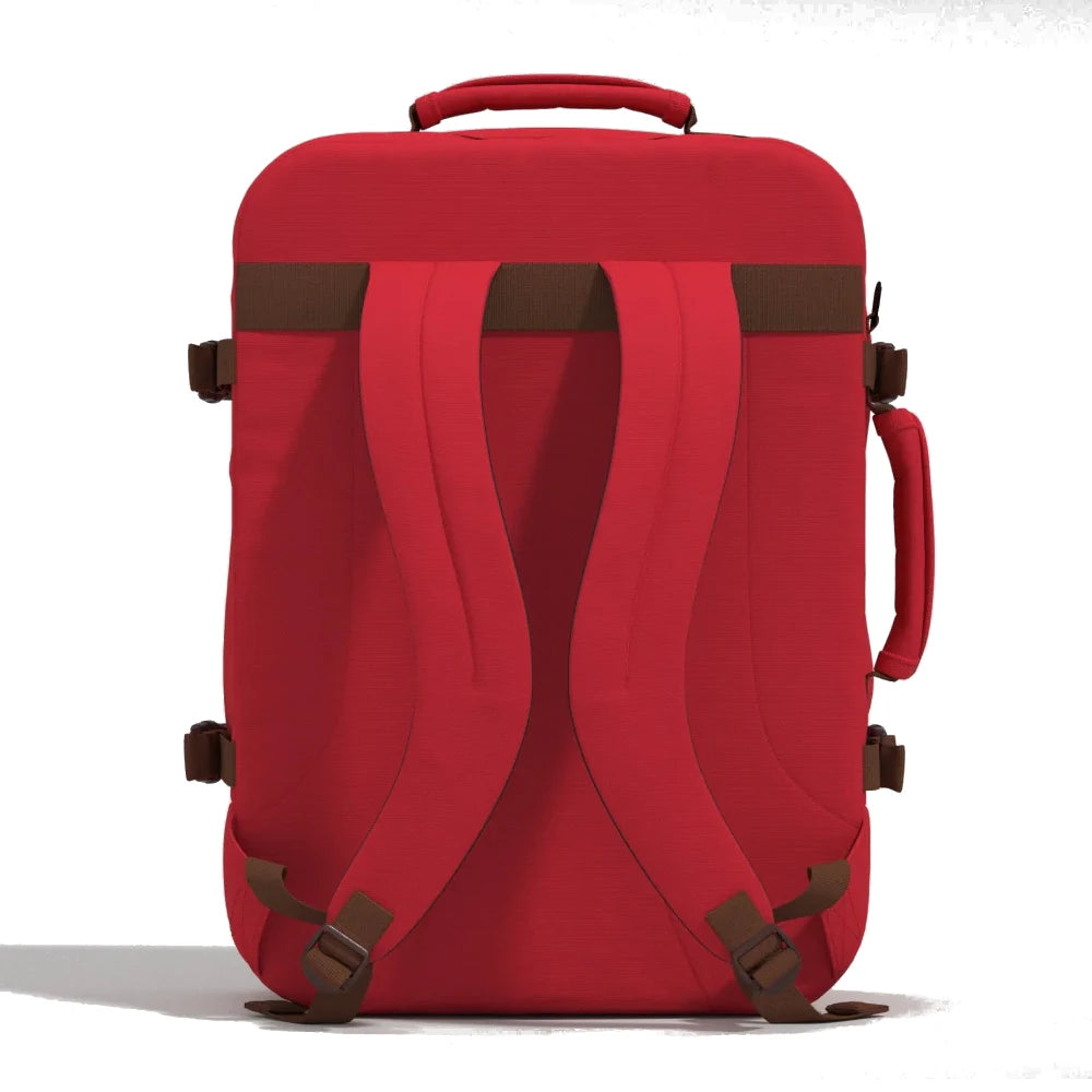 mochila-classic-44L-london-red-CabinZero-costas-vermelho