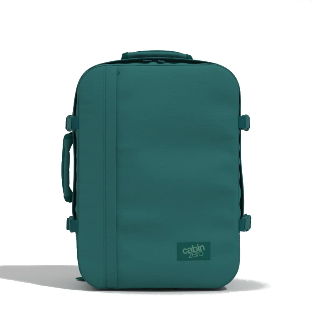 mochila-classic-44L-meadow-green-CabinZero-frente-verde-prado