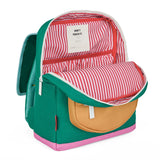 Preschool Backpack with Flap Mini Ali | Hello Hossy | Emerald Green