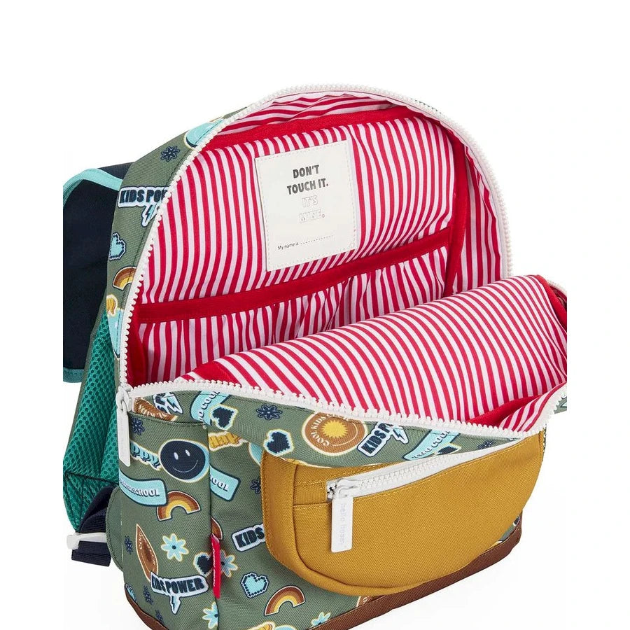 Preschool  Backpack With Flap Smiley Face - Hello Hossy 
