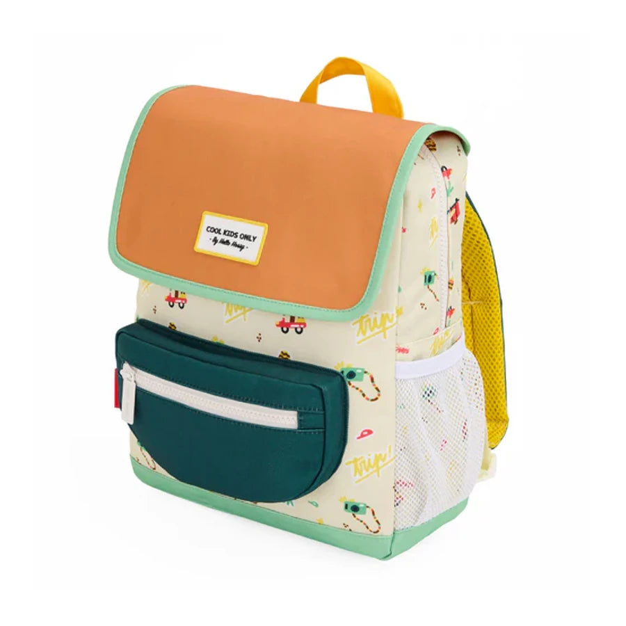 Preschool Backpack with Flap Cool Trip - Hello Hossy