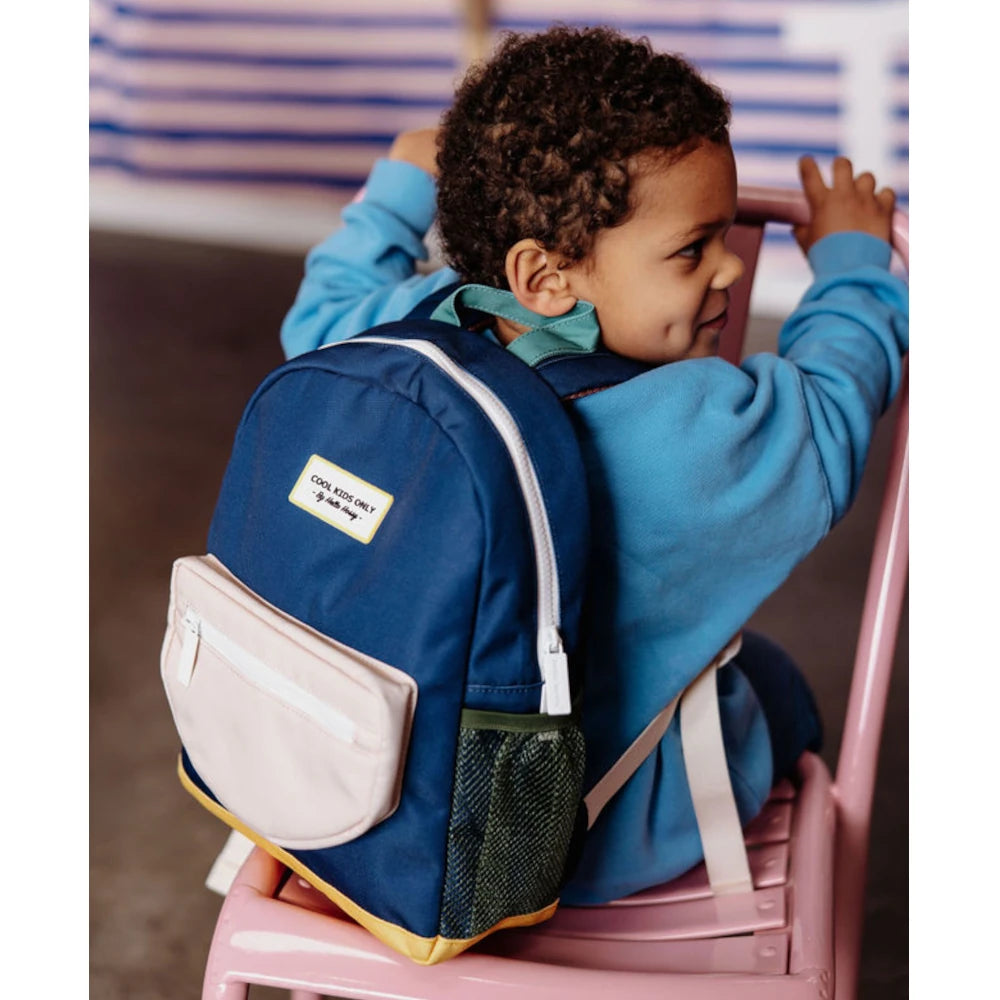 Mini Dark Blue Preschool Backpack – Hello Hossy