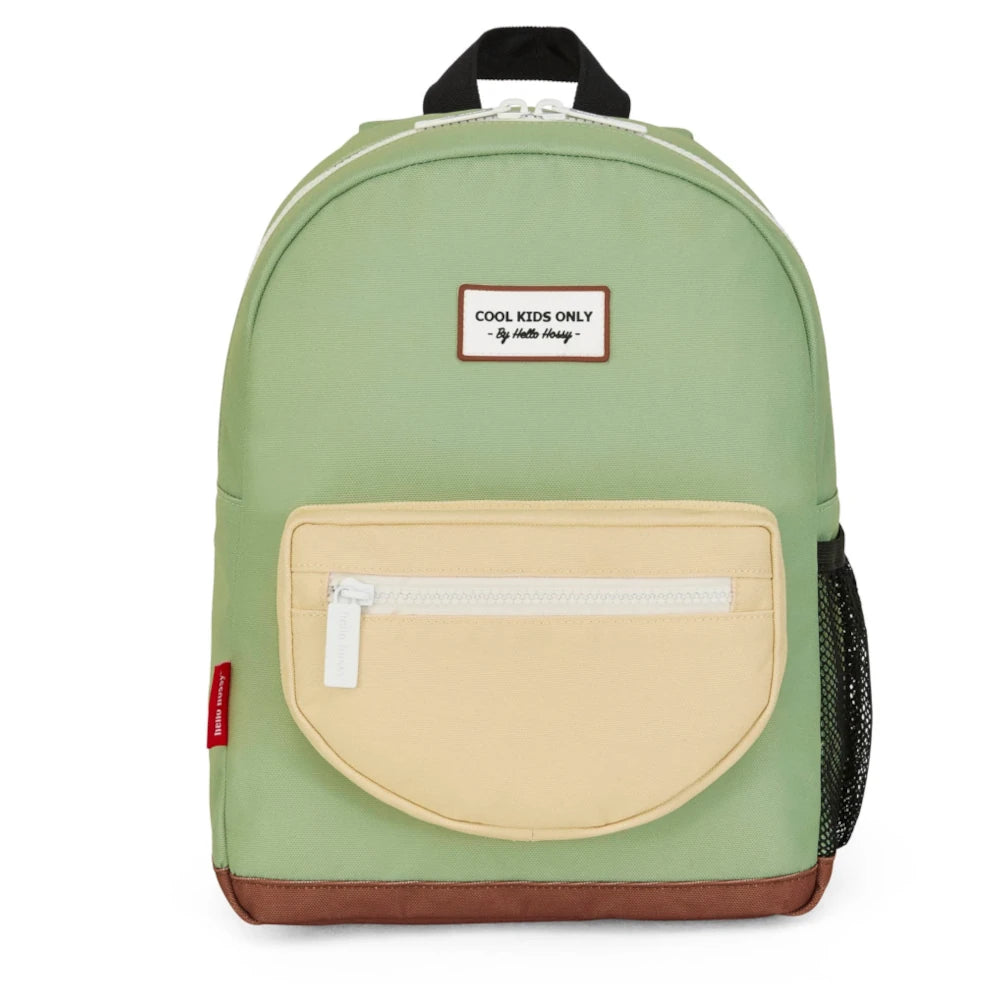 mochila escolar com fecho mini pistache da hello hossy