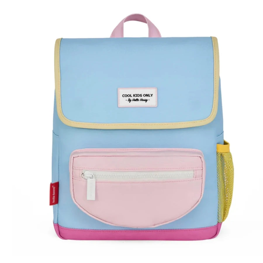 mochila escolar sky blue hello hossy