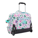 Giorno Rolling Backpack | Kipling | Aqua Blossom