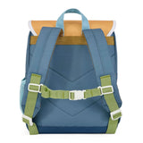 Mochila Escolar com Pala Mini Sam | Hello Hossy | Azul Acinzentado