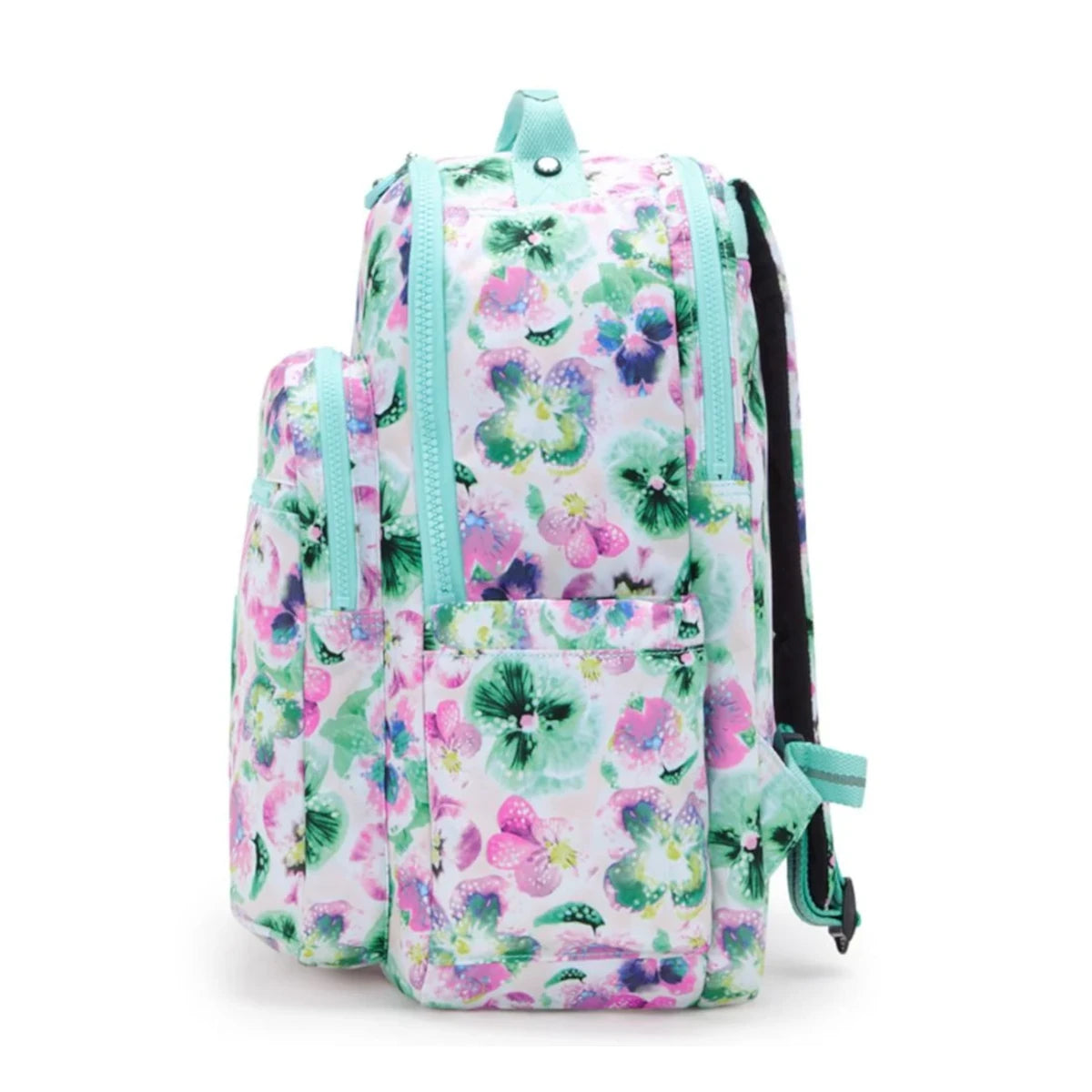 Mochila Escolar Portátil 15” Seoul L - Kipling – Aqua Blossom