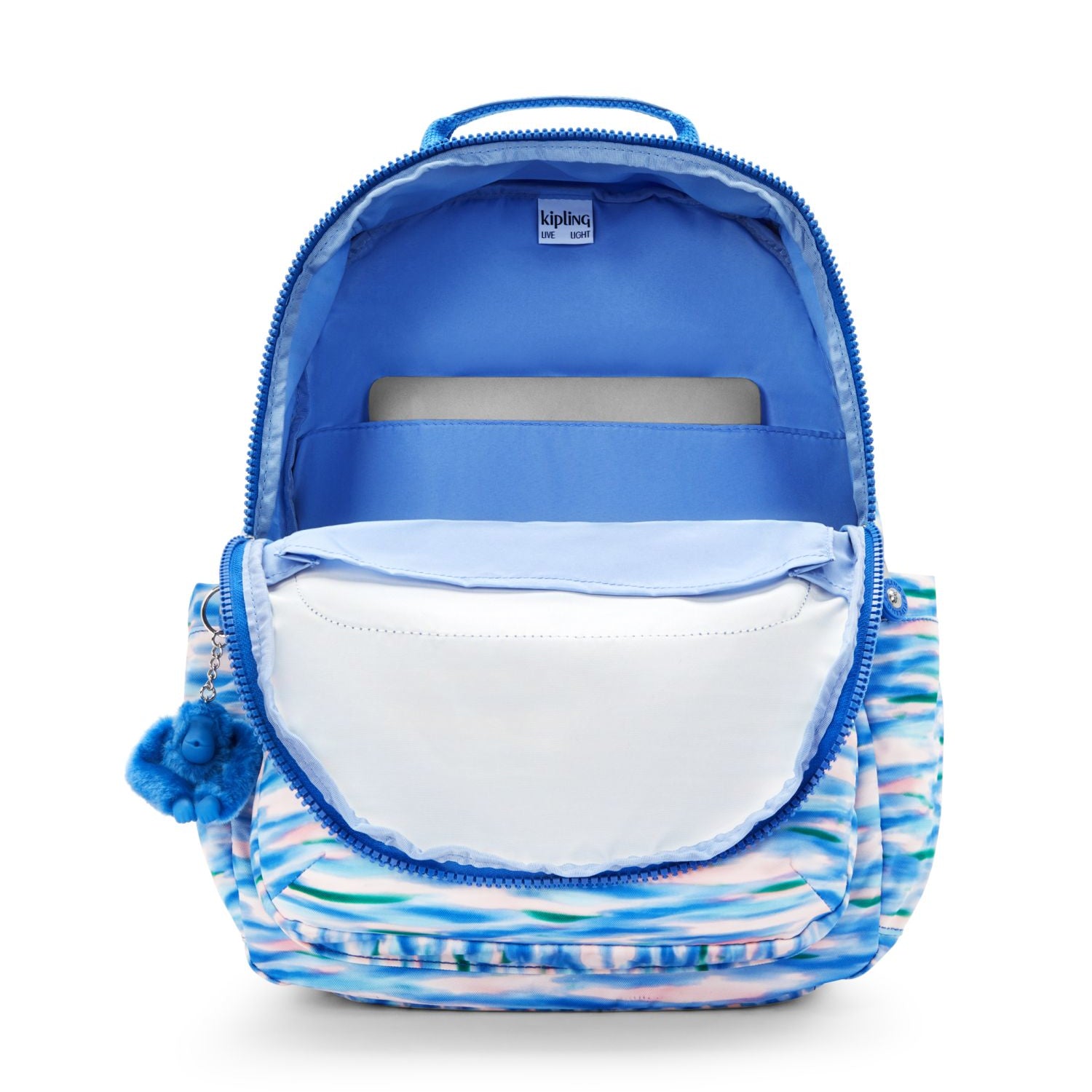 15 laptop backpack sky blue Laptop Backpack 15” Seoul L Diluted Blue – Kipling