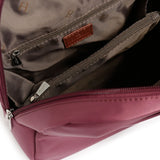 Pop Medium Backpack in Nylon | Hexagona | Aubergine