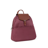 Pop Medium Backpack in Nylon | Hexagona | Aubergine