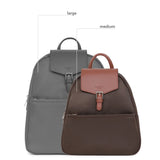 Pop Medium Backpack in Nylon | Hexagona | Beige