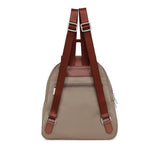 Pop Medium Backpack in Nylon | Hexagona | Taupe