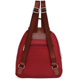 Pop Medium Backpack in Nylon | Hexagona | Red