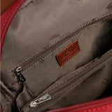 Pop Medium Backpack in Nylon | Hexagona | Red