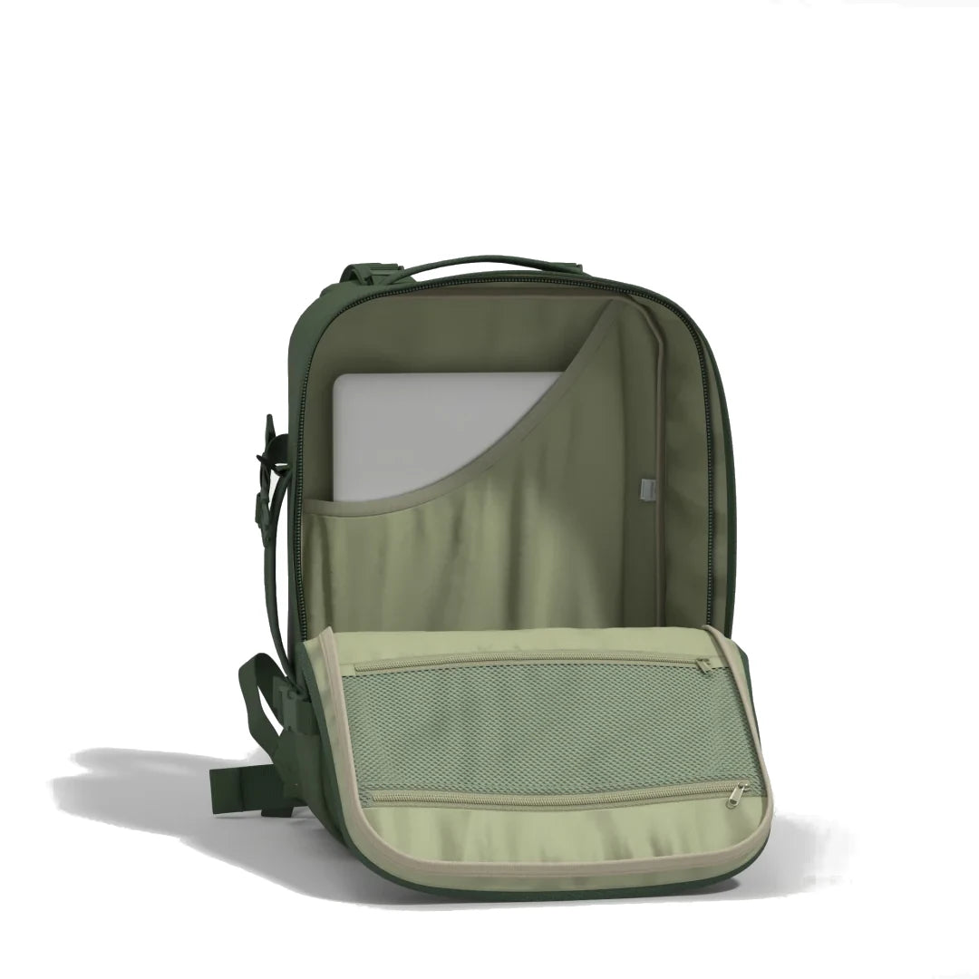 mochila-military-36l-mystic-green-cabinzero-interior-verde