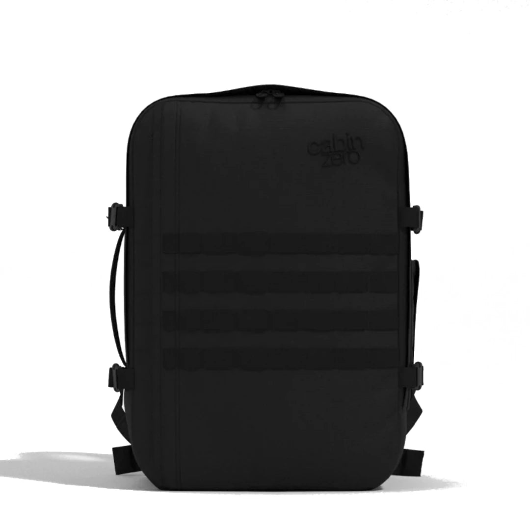 mochila-military-44l-absolute-black-cabinzero-frente-preto